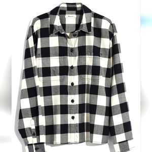Womens Madewell 100% cotton flannel